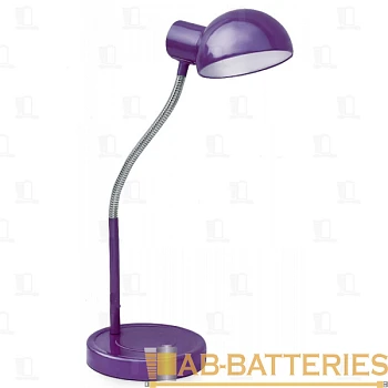 Светильник настольный Camelion KD-306 40W 220V E27 на основании фиолетовый (1/12)
