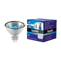 Лампа галогенная Camelion MR16 GU5.3 35W 3500К 220-240V софит 50мм прозрачная (1/10/200)
