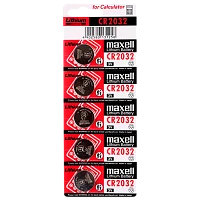 Батарейка Maxell CR2032 BL5 Lithium 3V (5/100/2000)