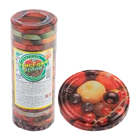 Крышка металлическая твист-офф диам. 66мм "Элитная" литография 20шт. (1/20)