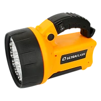 Фонарь туристический Ultraflash UF3712LED 2.5W 19LED+8SMD от аккумулятора IP22 черный желтый (1/20)