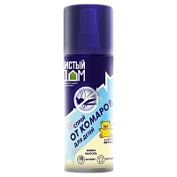 Спрей Чистый дом 95мл от комаров для детей (1/24)