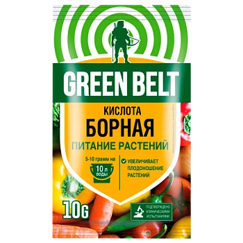 Удобрение GREEN BELT Борная кислота 10г (1/50)