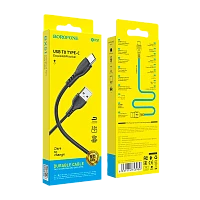 Кабель Borofone BX51 USB (m)-Type-C (m) 1м 3.0A ПВХ черный в коробке (1/360)