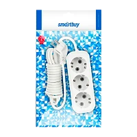 Удлинитель Smartbuy 3р.С/З 16A 2.0м ПВС 3x1мм² белый (1/40)