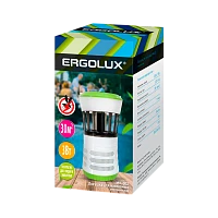Светильник антимоскитный Ergolux MK-002 3W 220V IP20 на основании белый зеленый
