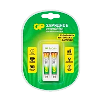 З/У для аккумуляторов GP E211/100AAAHCCS-2CR1 AA/AAA Ni-MH 2 слота +2AAA 1000mAh (1/5/10)