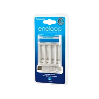 З/У для аккумуляторов Panasonic Smart-Quick Charger AA/AAA 4 слота+USB (1/8)