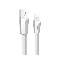 Кабель HOCO X4 USB (m)-Lightning (m) 1.2м 2.4A силикон белый (1/32/320)