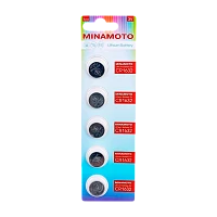 Батарейка Minamoto CR1632 BL5 Lithium 3V (5/100/5000)