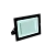 Прожектор светодиодный Прогресс Eco 100W 230V 6500К холодный черный (1/30)