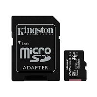 Карта памяти microSD Kingston Canvas Select Plus 32GB Class10 UHS-I (U1) с адаптером