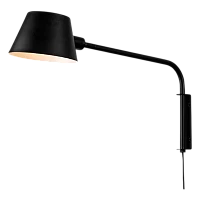 Светильник настенный Camelion WML-576 Райдо 60W E27 черный