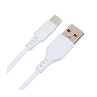 Кабель GoPower GP01T USB (m)-Type-C (m) 1м 2.4A ПВХ белый (1/200/800)
