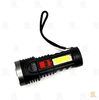 Фонарь универсальный Без бренда YYC-822 COB от аккумулятора водонепроницаемый черный