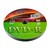 Диск DVD+R VS 4.7GB 16x Shrink 10 (10/200)