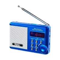 Радиоприемник Perfeo SV922 SOUND RANGER 3W пластик microSD USB/Jack3.5 синий