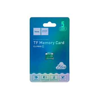Карта памяти microSD HOCO 256GB Class10 A1 UHS-I (U3) 100 МБ/сек V30 (1/100)