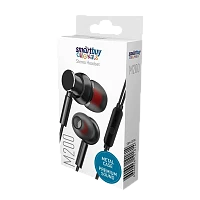 Наушники внутриканальные Smartbuy M200 с микр. черный в коробке (1/60)