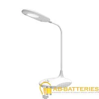 Светильник настольный Ultraflash UF-711 6W 220V 1LED на основании белый (1/40)
