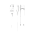 Кабель HOCO X31 USB (m)-Lightning (m) 1.0м 2.1A силикон держатель белый (1/31/310)