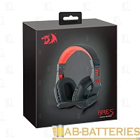 Наушники полноразмерные Redragon Ares с микр. игровые черный красный (1/20)