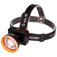 Фонарь налобный Космос KOC533Lit 15WLaserLED от аккум IP44 4 режима с кабелем USB-Type-C (1/12/48)
