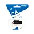 Флеш-накопитель Smartbuy Unit 64GB USB2.0 пластик черный красный