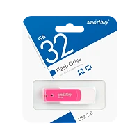 Флеш-накопитель Smartbuy Diamond 32GB USB2.0 пластик розовый