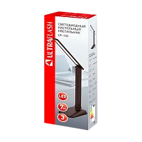 Светильник настольный Ultraflash UF-732 7W 220V на основании 3 ур.ярк.+сенсор. упр. белый (1/20)