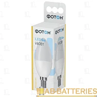 Лампа светодиодная Фотон B35 E14 9W 3000К 100-265V свеча (1/10/50)
