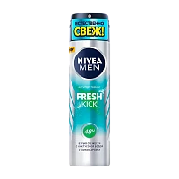 Дезодорант мужской Nivea FRESH KICK спрей 150мл (1/12)