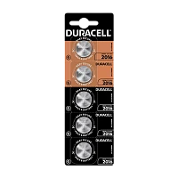 Батарейка Duracell CR2016 BL5 Lithium 3V (5/20/200)