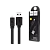 Кабель HOCO X5 USB (m)-Lightning (m) 1.0м 2.4A ПВХ черный (1/30/300)