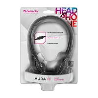 Наушники накладные Defender 101 Aura черный (1/50)