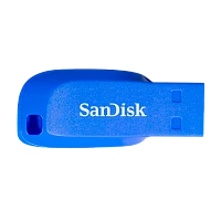Флеш-накопитель SanDisk Cruzer Blade CZ50 64GB USB2.0 пластик синий 