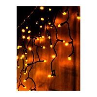 Гирлянда Без бренда OIC100LSE-Y-TI4 100LED 56 м бахрома желтый