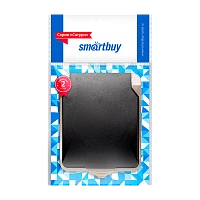 Розетка Smartbuy "Сатурн" 1гн. 16A С/З пластик с крышкой бежевый