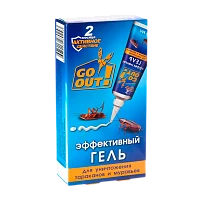 Гель от тараканов Go Out 75мл туба (1/24)