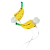 Наушники внутриканальные L-PRO S51MP Banana желтый белый (1/10/120)