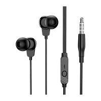 Наушники внутриканальные Borofone BM64 с микр. черный (1/420)