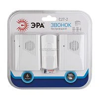 Беспроводной звонок ЭРА C27-2 белый (1/10/60)