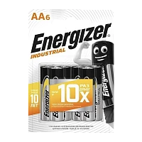 Батарейка Energizer INDUSTRIAL LR6 AA BL6 Alkaline 1.5V (6/72)