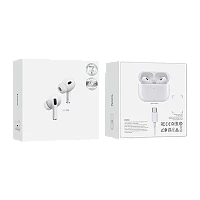 Наушники вставные HOCO EW63 bluetooth 5.3 с микр. белый (1/14/140)