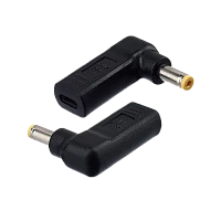 Адаптер GoPower Type-C (m)-5.5x1.7mm (m) для ноутбуков черный