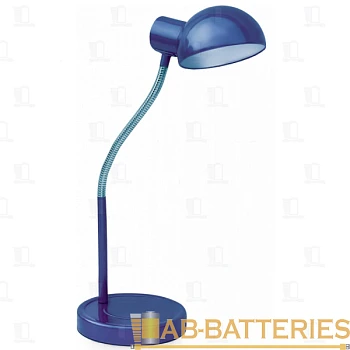 Светильник настольный Camelion KD-306 40W 220V E27 на основании синий (1/12)
