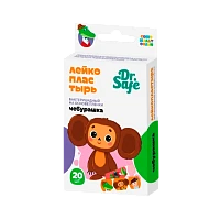 Пластырь Dr.Safe Чебурашка 7.2см x 1.9см на нетканой основе 20шт.