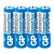 Батарейка GP PowerPlus R6 AA Shrink 4 Heavy Duty 1.5V (4/40/200/1000)