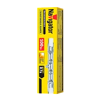 Лампа галогенная Navigator J78 R7s 100W 2900K 230V трубка прозрачная (1/50/500)