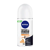 Дезодорант женский Nivea Невидимая защита для черного и белого Extra роликовый 50мл (1/30)